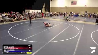 132 lbs Champ. Round 1 - Isaac Adams, Northwest Wrestling Club vs Kam Koerner, Minnesota