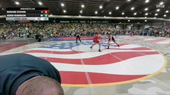 160 lbs Cons. Semi - Edward Stover, Tatanka Tuff vs Aiden Robinson, Roosevelt Mustangs