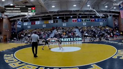 133 lbs Quarterfinal - Stephen Spitko, Coker vs Logan Robinson, UNC Pembroke