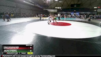 150 lbs Semifinal - Cole Schumacher, Mat Demon Wrestling Club vs Jacob Pomeroy, Yakima Valley Wrestling