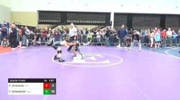 81 lbs Quarterfinal - Ethan Andreula, Vougar's Honors ES vs Forrest Briesacher, GA Justice Takedown ES