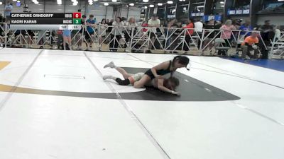 114 lbs Rr Rnd 3 - Catherine Orndorff, Roughnecks - HSG vs Kaori Karas, Lady Assassins - HSG