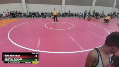 67 lbs Quarterfinal - Ryan Alvarado, Apex Grappling Academy vs Braxton Ryncarz, Mission Wrestling Club