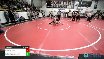 70 lbs Consi Of 8 #2 - Ryne Allner, Jenks Trojan Wrestling Club vs Xander Montgomery, Skiatook Youth Wrestling 2022-23