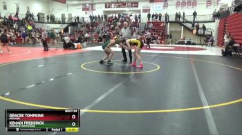 170 lbs Quarterfinal - Gracee Tompkins, Midland vs Kenadi Frederick, Dubuque Hempstead