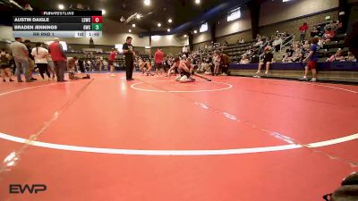 165-175 lbs Rr Rnd 1 - Austin Daigle, Lafayette Scrappers vs Braden Jennings, Gladiator Wrestling Club