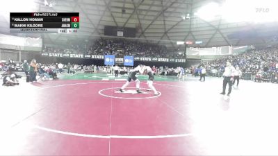 Boys 2A 175 lbs Quarterfinal - KALLON HOMAN, W. F. West vs Makhi Kilgore, Anacortes