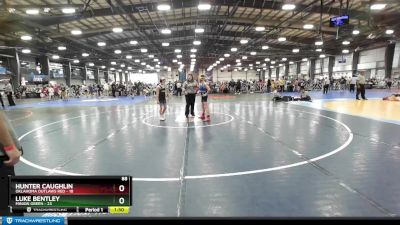 88 lbs Rd# 9- 2:15pm Saturday Final Pool - Luke Bentley, Minion Green vs Hunter Caughlin, Oklahoma Outlaws Red