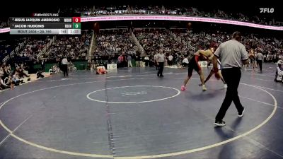 2A 190 lbs 1st Place Match - Jacob Hudgins, Rutherfordton-Spindale Central High School vs Jesus Jarquin Ambrosio, Monroe