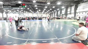 112 lbs Rr Rnd 3 - Thomas Fitzgerald, CTWHALE Beluga - MS vs Brian Danbe, RedNose Wrestling School - MS