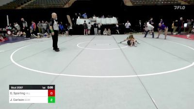 64 lbs Rr Rnd 2 - Greyson Sparling, Villa Rica Youth Wrestling vs Jack Carlson, Georgia