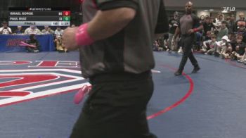 132 lbs Final - Israel Borge, MO vs Paul Ruiz, CA