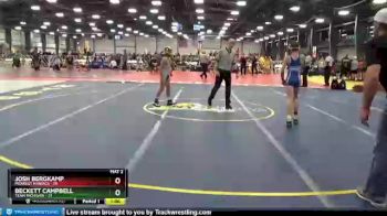 88 lbs Round 1 - Josh Bergkamp, Midwest Maniacs vs Beckett Campbell, Team Michigan