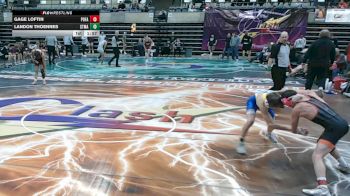 114 lbs Finals (8 Team) - Landon Thoennes, Saint Michael-Albertville, MN vs Gage Loftin, Post Falls, ID