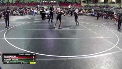 102 lbs Cons. Round 3 - Cash Anders, Crawford Jr. Wrestling vs Camden Welch, Ashland-Greenwood Jr Wrestling