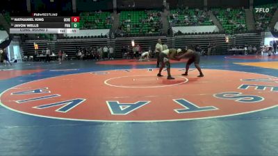 6A 215 lbs Cons. Round 2 - Javon Wells, Pinson Valley vs Nathaniel King, Gadsden City