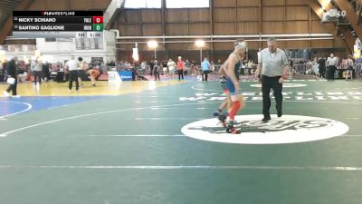 113 lbs Round Of 32 - Nicky Schiano, Yale Street vs Santino Gaglione, Iron Faith Wrestling