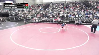 6A 110 lbs Semifinal - Aubriana Wadley, Westlake vs Emerson Purser, Corner Canyon