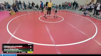 49 lbs Round 2 - Thomas Luca Schober, Scots Wrestling Club vs Myles Pendleton, North DeSoto Wrestling Academy