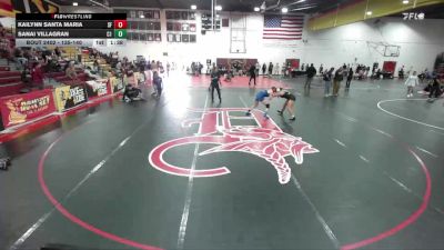 135-140 lbs 1st Place Match - Sanai Villagran, Corona 100 vs Kailynn Santa Maria, Santa Fe