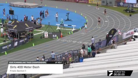 High School Girls' 400m, Finals 1