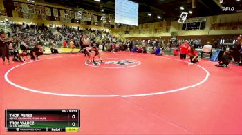 50/53 Round 1 - Thor Perez, Hemet Youth Wrestling Club vs Troy Valdez, So Cal Hammers