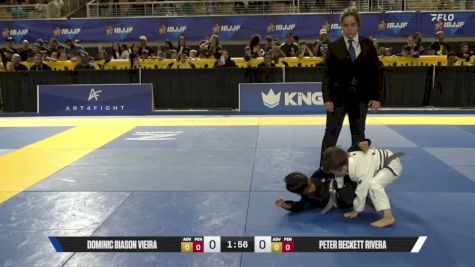 Dominic Biason Vieira vs Peter Beckett Rivera 2026 Pan Kids Jiu-Jitsu IBJJF Championship