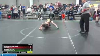 88 lbs Round 2 (6 Team) - Ryan O`Keefe, Virginia Predator vs Benjamin Proper, Ranger WC
