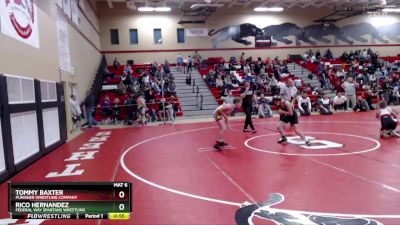 105 lbs Semifinal - Rico Hernandez, Federal Way Spartans Wrestling vs Tommy Baxter, Punisher Wrestling Company