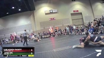 138 lbs Round 3 (6 Team) - James Diel, Ares Red vs Luie Acosta-Tackett, Mi Mafia Red