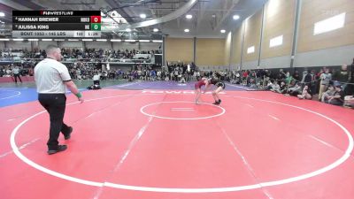 145 lbs Round Of 16 - Hannah Brewer, Nokomis vs Julissa King, North Kingstown