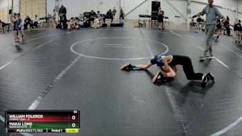 52 lbs Round 3 (4 Team) - William Folkrod, Xtreme Team vs Makai Long, Brawler Elite