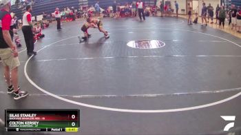 80 lbs Quarterfinals (8 Team) - Silas Stanley, Backyard Brawlers Red vs Colton Kersey, Florida Scorpions