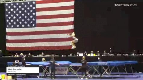 Matt Bernabe - Individual Trampoline, World Elite - 2021 USA Gymnastics Championships