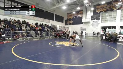 113 lbs Champ. Round 1 - Oliver Mohamed, Santa Margarita vs Joshua Velasquez, Heritage