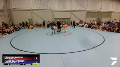 225 lbs Round 2 (8 Team) - Catherine Dutton, Missouri Fire vs Mackenna Atkinson, Pennsylvania Blue