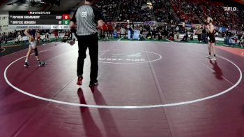 3A 126 lbs Champ. Round 1 - Bryce Jensen, North Fremont vs Ryker Hemmert, Soda Springs
