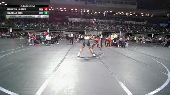 136 lbs Quarterfinal - Makayla Laster, Trenton Youth Wrestling vs Isabella Cox, Upper Township