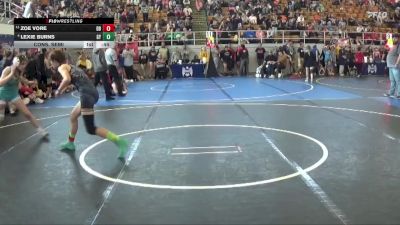 117 lbs Cons. Semi - Lexie Burns, Greenfield Youth vs Zoe Vore, Dig Bick