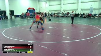 215 lbs Round 2 (10 Team) - Carter Gore, Wellington vs Makyi Hines, Avon Wrestling Club