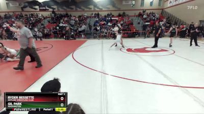 110 lbs Quarterfinal - Gil Park, Washington vs Ryder Bessette, Outlaw Wrestling Club