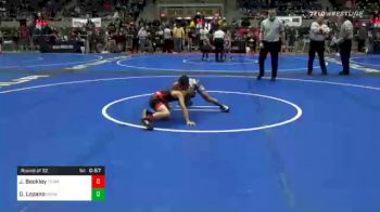 58 lbs Prelims - Jackson Beckley, Team Tulsa vs Daniel Lozano, Sunkist Kids Monster Garage