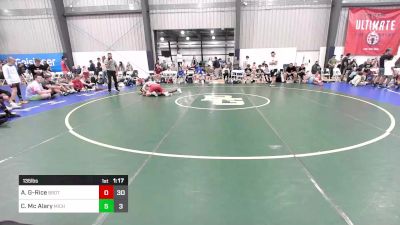 135 lbs Consi Of 4 - Azuan Gonzales-Rice, Brothers Of WOW vs Conor Mc Alary, Michigan Premier Blue