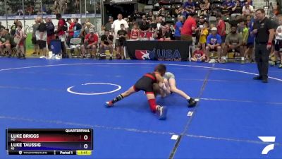 63 lbs Quarterfinal - Luke Briggs, MD vs Luke Taussig, KS