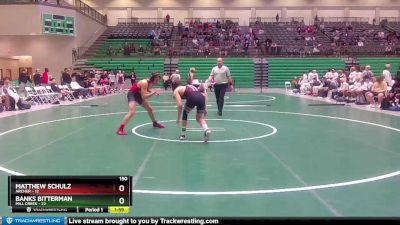 150 lbs Quarterfinals (8 Team) - Matthew Schulz, Archer vs Banks Bitterman, Mill Creek