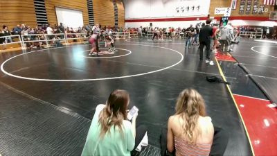 129-141 lbs Champ. Round 1 - Kylie Geis, Thermopolis Middle School vs Savonne Jorgenson, Fort Washakie Middle School