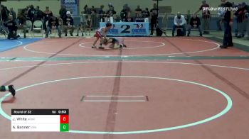 43 lbs Prelims - Jaxin White, Anadarko vs Anterryo Banner, Northside Wrestling Academy