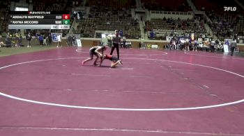 1-5A 107 1st Place Match - Addalyn Mayfield, Cleburne County vs Rayna Mccord, Walter Wellborn