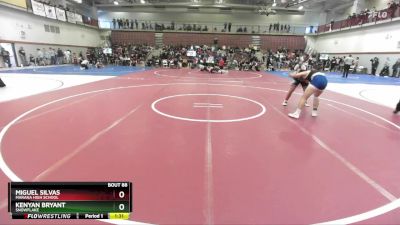 157 lbs Champ. Round 1 - Miguel Silvas, Marana High School vs Kenyan Bryant, Snowflake