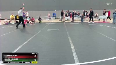 92 lbs Round 3 (10 Team) - Dylan Hughes, Terps Xpress vs Connor Gore, Wolfpack WC